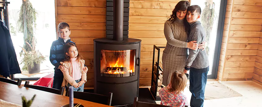 Morso Cast Iron Fireplace Insert Installation in Goleta, California