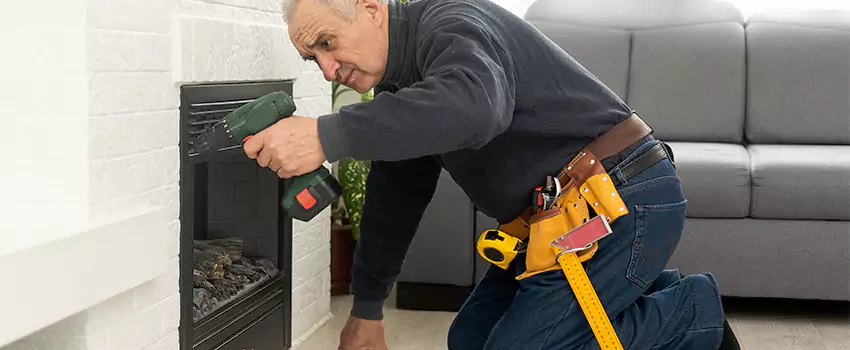 New Indoor Fireplace Installation in Goleta, California