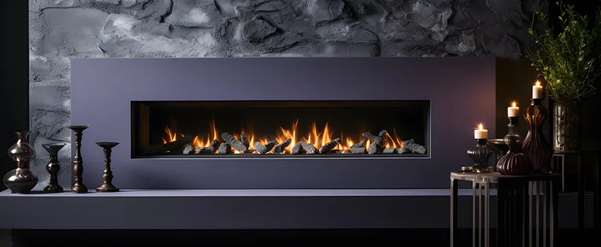 Ember Bed for Ventless Gas Fireplace in Goleta, CA
